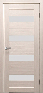 Товар Межкомнатная дверь Легенда X-8 тон Кремовая лиственница Остекление Сатинат белое