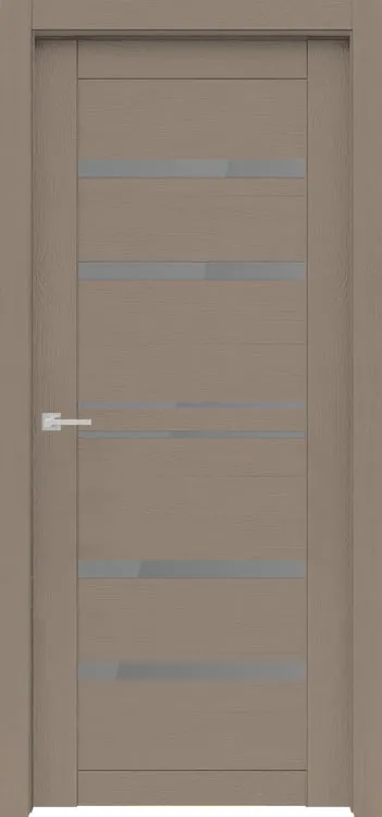 Фото Межкомнатная дверь Легенда Велюкс 1 Ясень латте Ясень латте Стекло Сатинато графит